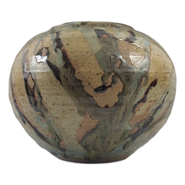 Ceramic Stoneware Vase by Brigitte Sabatier, 1990s For Sale