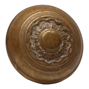 Antique Brass Decorative Concentric Passage Door Knob