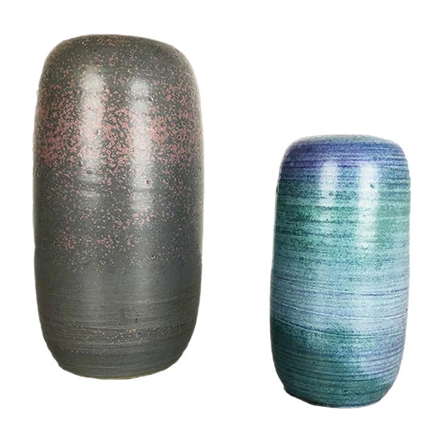 Ceramic Vases by Piet Knepper for Mobach, 1970s, Set of 2 For Sale