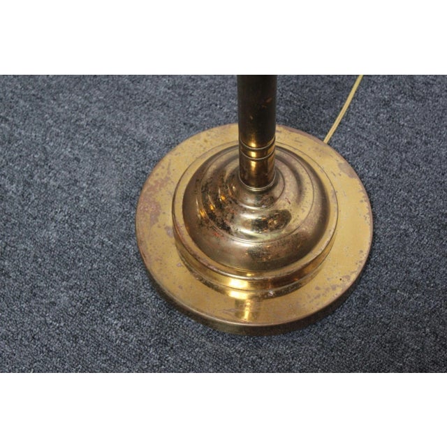 Pair of Vintage Brass "Palm Tree Frond" Floor Lamps by Hart Associates For Sale - Image 11 of 13