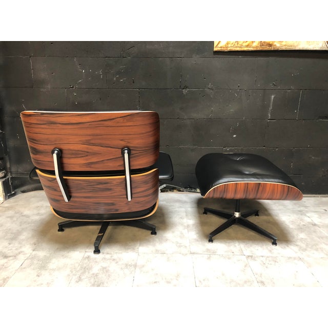 Early 21st Century Set of Lounge Chair and Ottoman by Charles & Ray Eames for Herman Miller, 2010 For Sale - Image 5 of 9