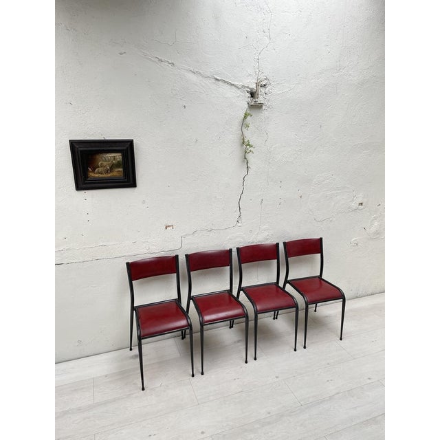 Model 510 Chairs in Skai from Mullca, Set of 4 For Sale - Image 9 of 18