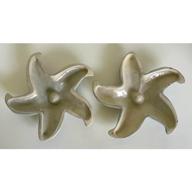Pair of Mid 20th Century Gonder Pottery Starfish Candle Holders For Sale In Los Angeles - Image 6 of 9