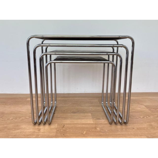 - 1940s - Czechoslovakia - Designed by Marcel Breuer - Model B9 - Manufacturer: Kovona - marked by paperlabel - wooden...