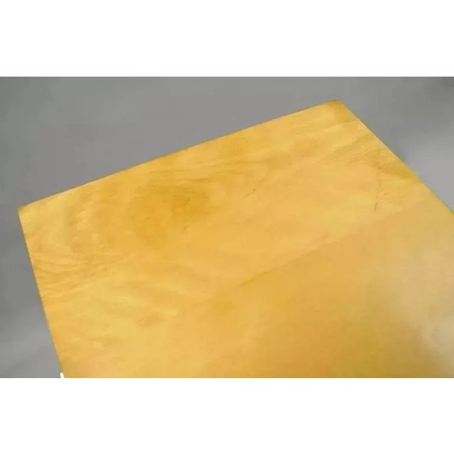 Wood Late 20th Century Trout Studios Grisette Cabinet Birch Wood Aluminum Post Modern Chest of Drawers For Sale - Image 7 of 9