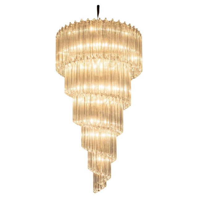 Vintage Murano Chandeliers, 1990s, Set of 2 For Sale - Image 3 of 15