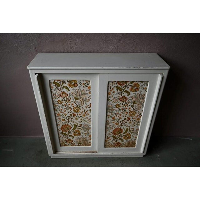 Wood Vintage Bohemian Highboard Chest of Drawers with Sliding Doors, 1950s For Sale - Image 7 of 18