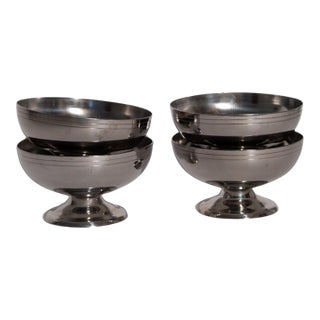 Vintage French Dessert Coupes- Set of 4 For Sale