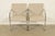 Mid-Century Modern Mies Van Der Rohe Brno Style Mid-Century Modern Chrome Tubular Cantilever Club Chairs, Pair For Sale - Image 3 of 13