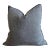 Custom Made French Outdoor Pillow in Natural Textured Outdoor Material For Sale