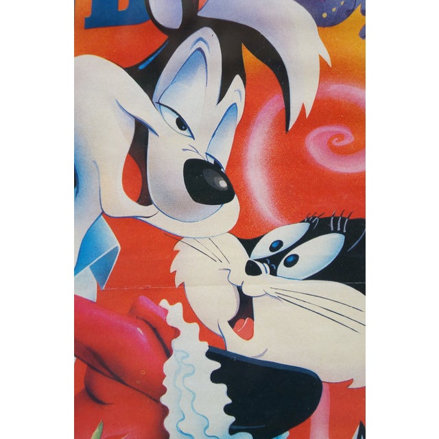 Late 20th Century Late 20th Century Looney Tunes Cartoon Spoof Movie Poster Gone With a Strong Wind 16" For Sale - Image 5 of 12