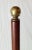 Brown Antique Mahogany Fire Pole Screen For Sale - Image 8 of 12