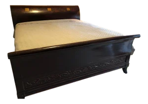 1990s Asian Elmwood Bedframe
