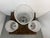 Transparent Frosted Glass Cylindrical Hurricane Vases, Set of Three For Sale - Image 8 of 12