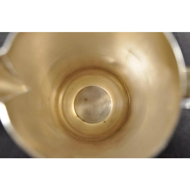 Vintage Gothic Style Religious Silver Plated Tall Church Pitcher With Cross For Sale In Philadelphia - Image 6 of 10