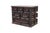 Vintage arts and crafts jewelry keepsake box or chest. Made of oak featuring a geometric and brutalist style with six...