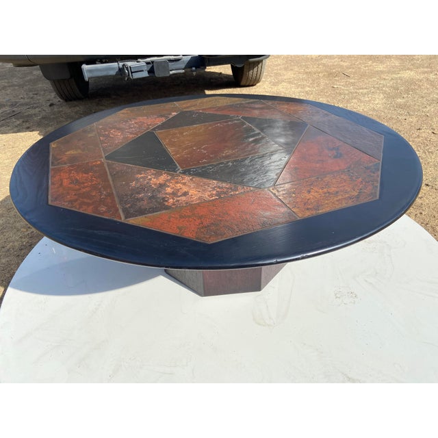 Vintage Modern Brutalist Stone Coffee Table Attributed to Paul Kingma For Sale - Image 18 of 18