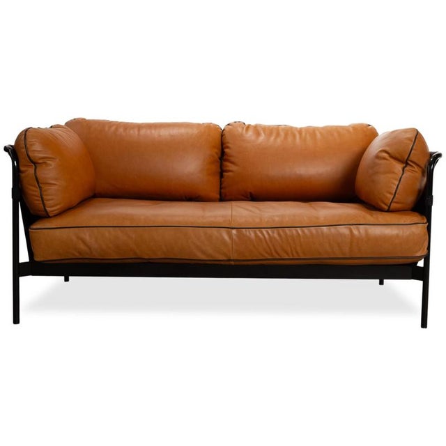 Can 2-Seater Sofa in Cognac Leather from Hay For Sale - Image 16 of 16