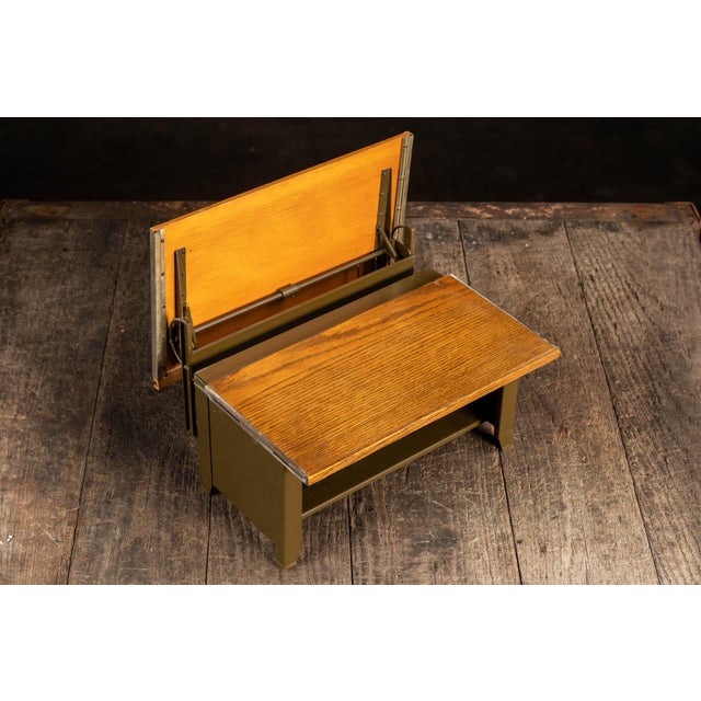 Wood 1950s Hamilton “Auto-Shift Table” Functional Salesman Sample For Sale - Image 7 of 13
