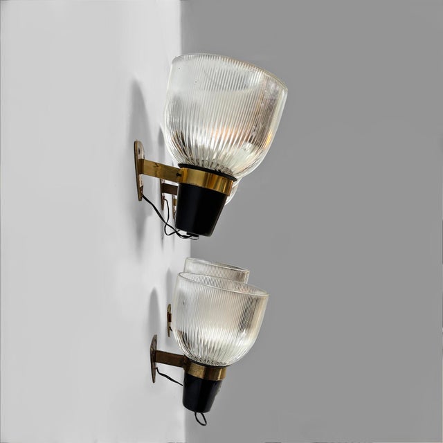 Mid-Century Modern Mid-Century Modern Italian LP5 Wall Lamps by Dominioni for Azucena, 1960s, Set of 5 For Sale - Image 3 of 18