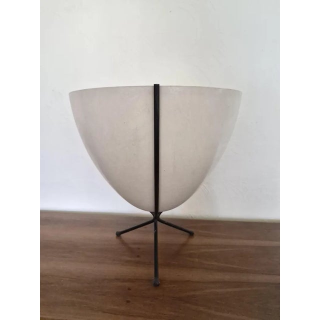Mid-Century Modern 1950s Kimball Fiberglass Bullet Planters - Large and Small Set of Two For Sale - Image 3 of 13