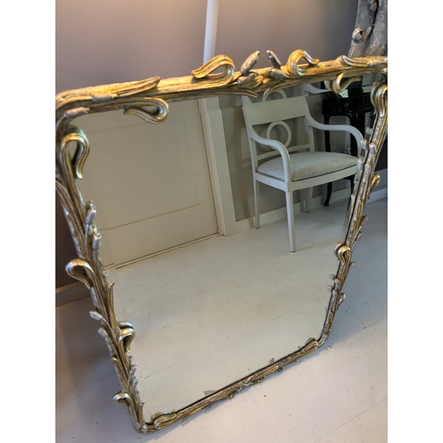 Gold 1970s Elegant Gold Gilt Mirror — “Cat O Nine Tails” For Sale - Image 8 of 16