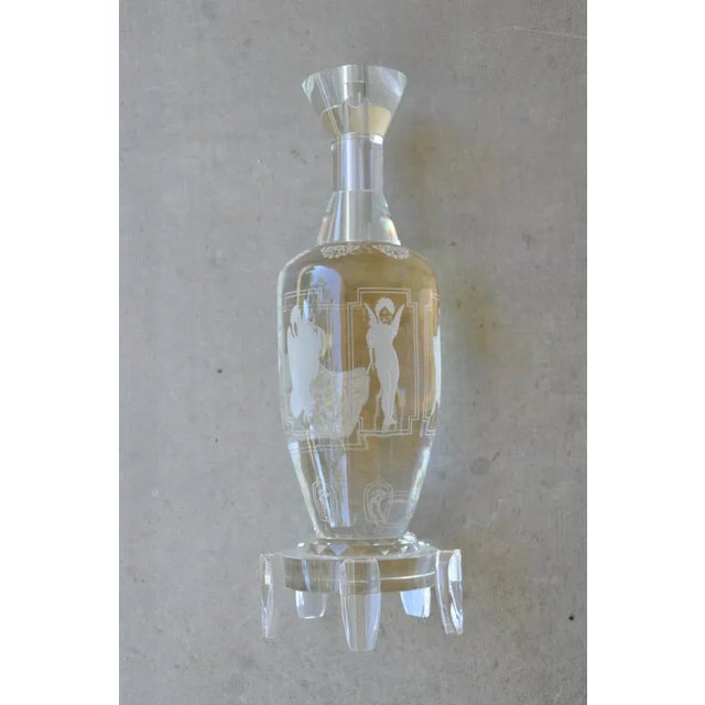 (YOU CAN MAKE REASONABLE OFFERS.) These are a fine pair of shouldered vase form heavy clear crystal candlesticks. They...