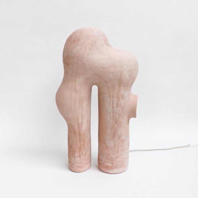 Gemelle #1 Recycled Clay Lamp by Elisa Uberti For Sale - Image 6 of 8