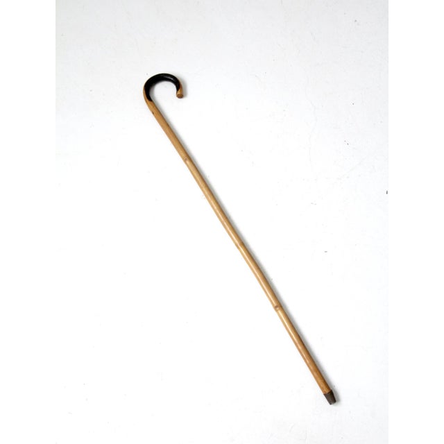 Mid-Century Modern Antique Bamboo Cane For Sale - Image 3 of 8