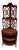 20th Century Mahogany Display Etagere For Sale
