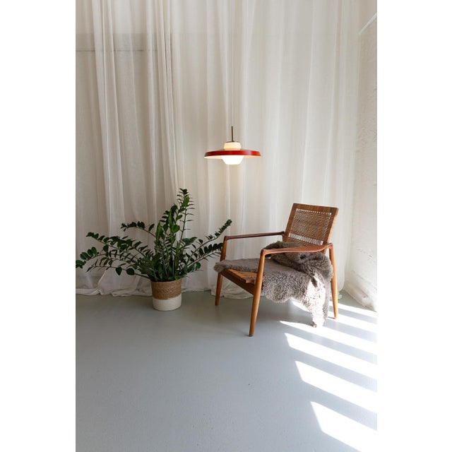 Danish Red and Opaline Pendant by Lyfa, 1950s For Sale - Image 15 of 18