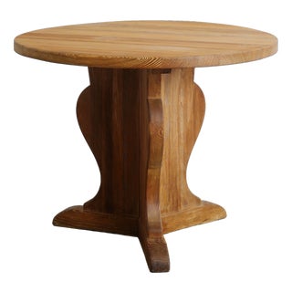 Swedish Modern Lovö Round Side Table by Axel Einar Hjorth for Nordiska Kompaniet, 1930s For Sale