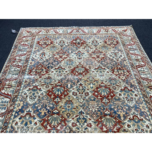 1940s Persian Vintage Wool Bahtiyari Area Rug | Chairish
