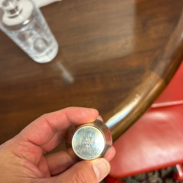 Christolfle Sterling and Crystal Etched Decanter Signed For Sale In Miami - Image 6 of 11