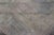 Muted Turkish Oushak Carpet With Two Diamond Medallions in Blue and Gray For Sale - Image 11 of 12