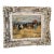 Vintage Impressionist Coastal Scene in Ornate Distressed Frame a Richly Textured Impressionist-Style Coastal Painting Signed 1977 For Sale