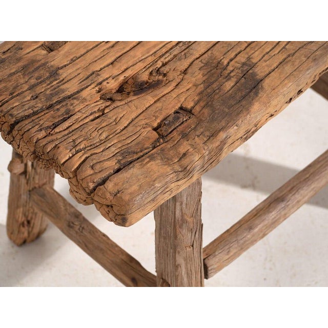 Antique Wooden Coffee Table For Sale - Image 4 of 8