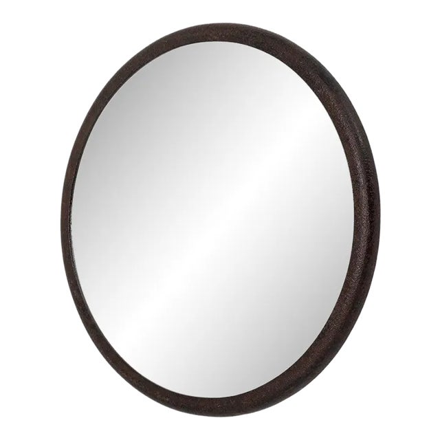 1950s Polish Iron Mirror For Sale