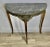 Wood Simulated Marble and Gilt Free Standing Console Table, 1940s For Sale - Image 7 of 7