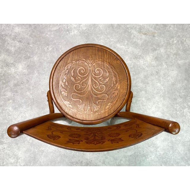 Wood Vintage Dining Room Chairs from Thonet, 1930s, Set of 4 For Sale - Image 7 of 8