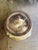 Large 21” Hand-Painted Majolica-Style Floor Urn With Lion Head Ring Handles For Sale - Image 4 of 14
