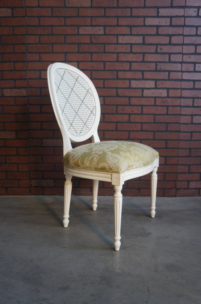 Ethan Allen Chrystiane Cane Back Dining Chairs ~ Set of 6 | Chairish