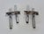 Silver Four-Light Wall Sconces in Brushed Metal from Maison Sciolari. Italy, 1970s For Sale - Image 8 of 9