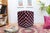 This chic handmade ottoman is crafted from wood and upholstered with a hand-woven kilim wool rug. It serves as a versatile...