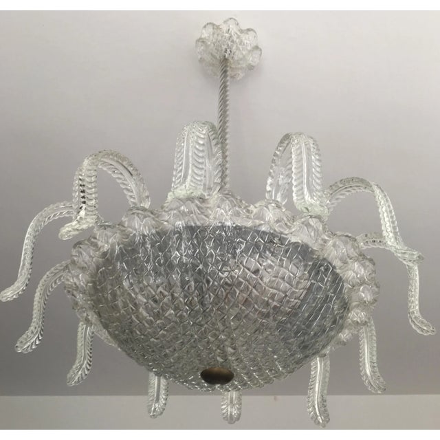 Medusa Ceiling Light attributed to Barovier & Toso, 1950s For Sale - Image 9 of 13