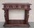 19th Century Console Carved Table Renaissance with Beige Marble Top For Sale - Image 16 of 18