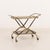 An elegant italian mid-century brass bar cart comes from the 1960s. overall cart size is h: 72 / w: 84 / d: 42 cm. the...