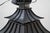 1990s Black Iron Pagoda Style Chandelier W/O Chain For Sale - Image 11 of 12