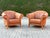 Leather Chairs and Ottoman from Andrea Natuzzi, 1995, Set of 3, in Very Good conditions. Designed 1990 to 1999 This piece...