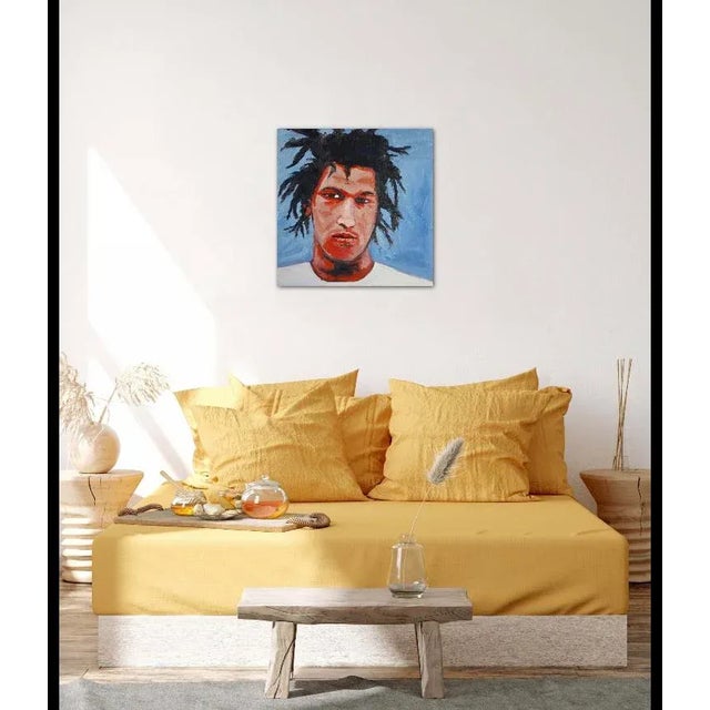 Modern Contemporary Pop Art Portrait (Original Oil on Canvas) For Sale In Reno/Lake Tahoe - Image 6 of 7